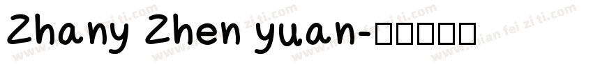 Zhany Zhen yuan字体转换